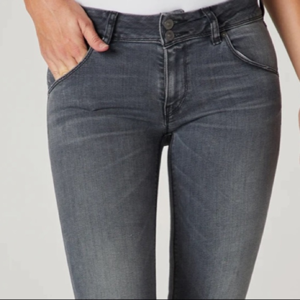 Hudson Gray Collin Flap Skinny Jeans Size 29
